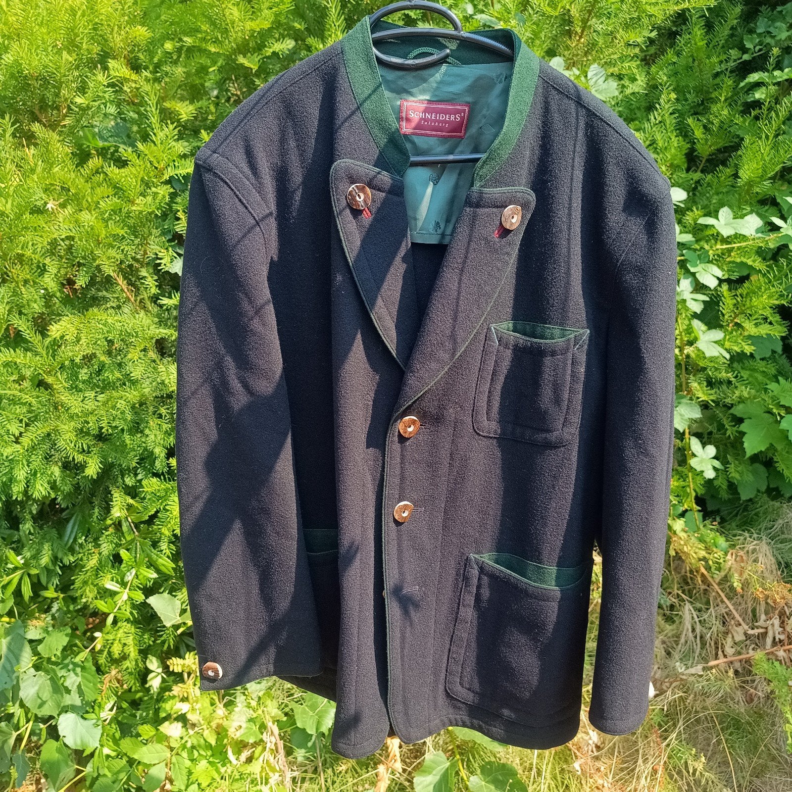 Trachten janker colbert 48 / 24 M Schneiders wol cashmere, Schneiders Salzburg, Maat 48/50 (M), Ophalen of Verzenden, Zo goed als nieuw