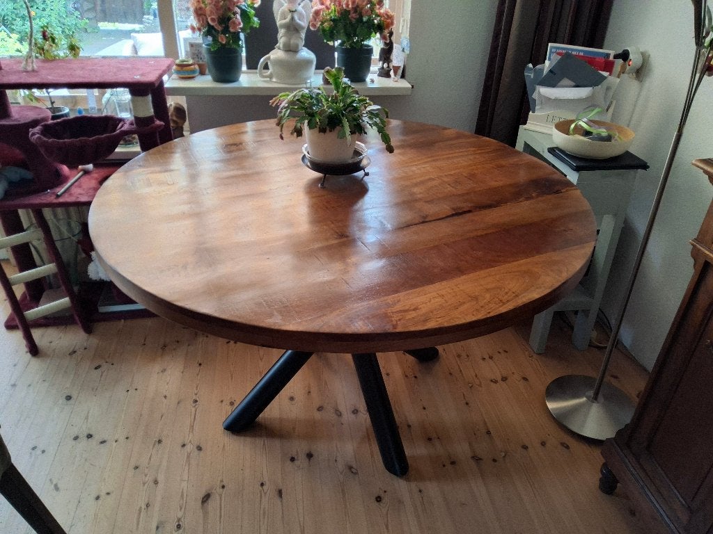 Eettafel, Ophalen, Gebruikt, Rond, Vijf personen of meer