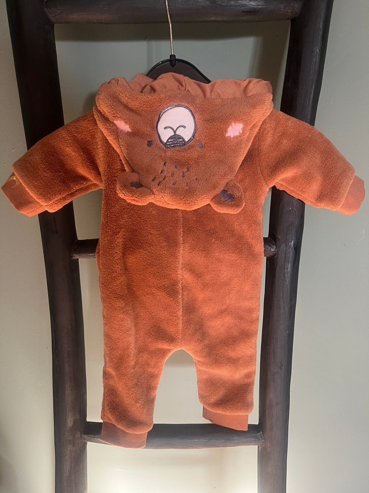 Bruin beren teddy pakje 68 baby babykleding beertje verkleed, Kinderen en Baby's, Babykleding | Maat 68, Verzenden, Zo goed als nieuw