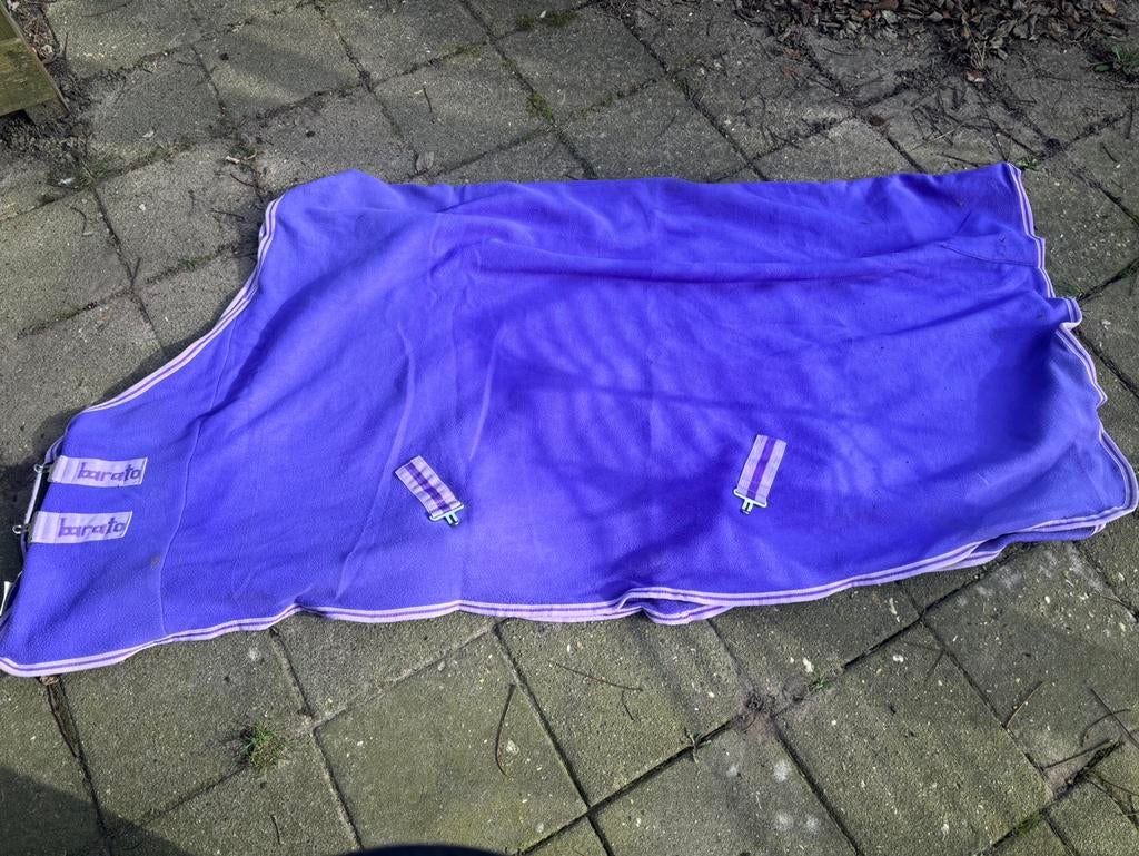 Fleece deken maat 185, Dieren en Toebehoren, Paarden en Pony's | Dekens en Dekjes, Ophalen of Verzenden, Gebruikt, Deken