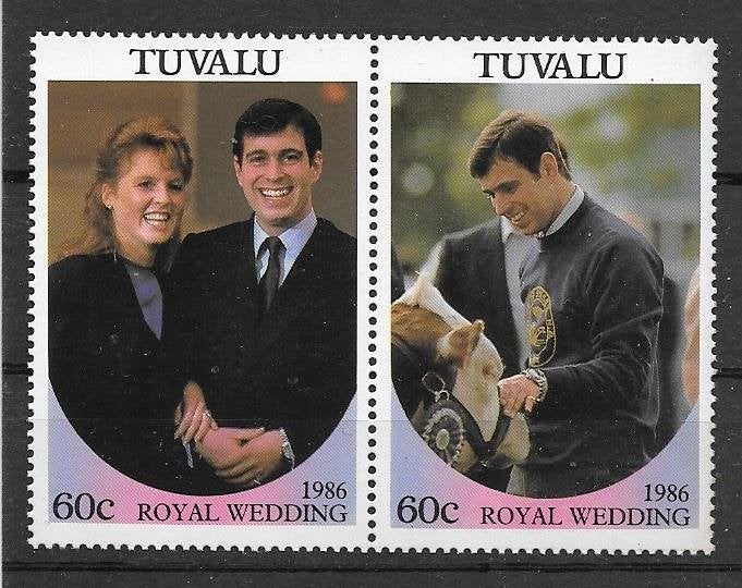 Tuvalu 1986  Andrew & Sarah, Verzenden, Postfris