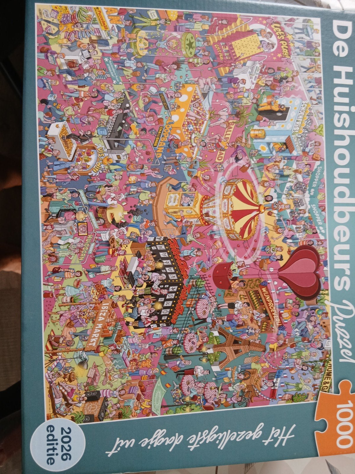 3 leuke puzzels van 1000 stuks voor 5 euro ps, Ophalen, 500 t/m 1500 stukjes, Zo goed als nieuw