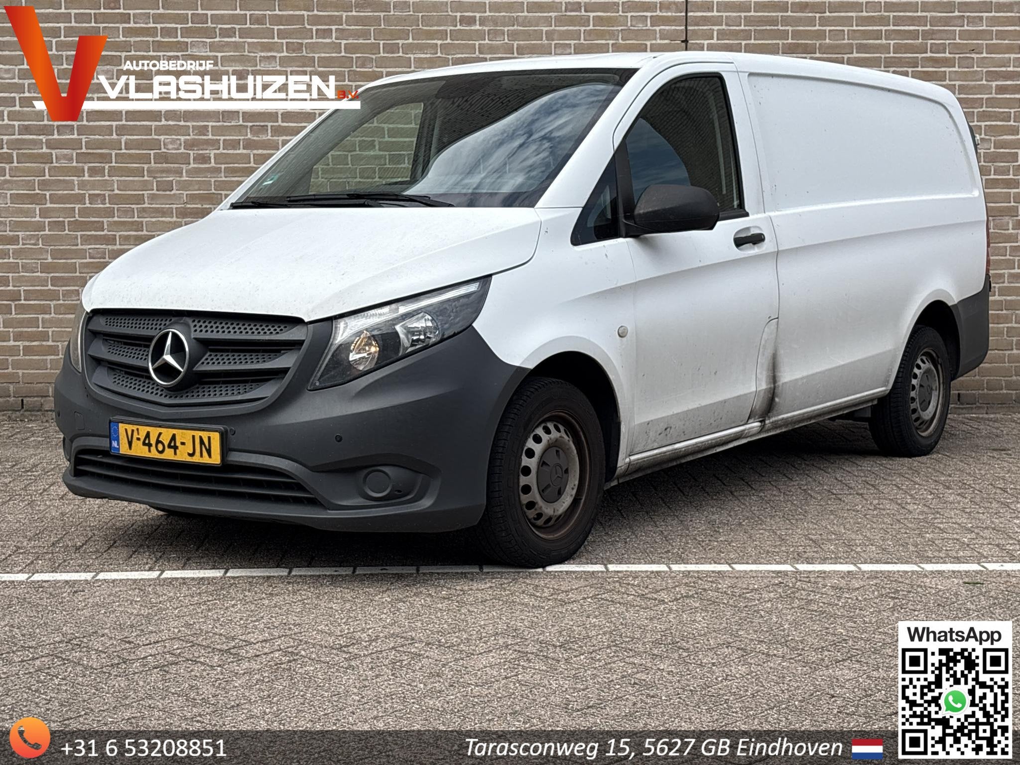 Mercedes-Benz Vito 111 CDI Lang | € 5.950,- NETTO! | Bijri, Voorwielaandrijving, Stof, Gebruikt, Euro 6
