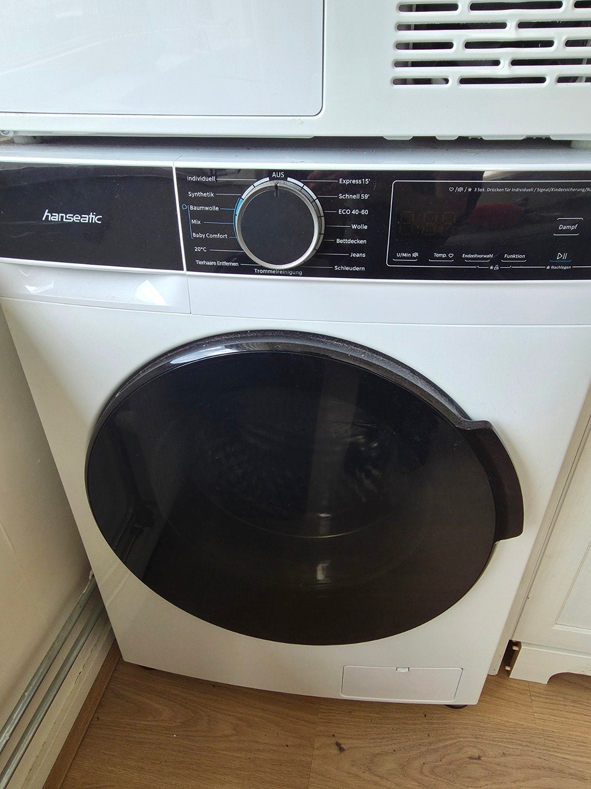 Hanseatic Wasmachine - Zo goed als nieuw, Ophalen, Wolwasprogramma, Zo goed als nieuw, Voorlader