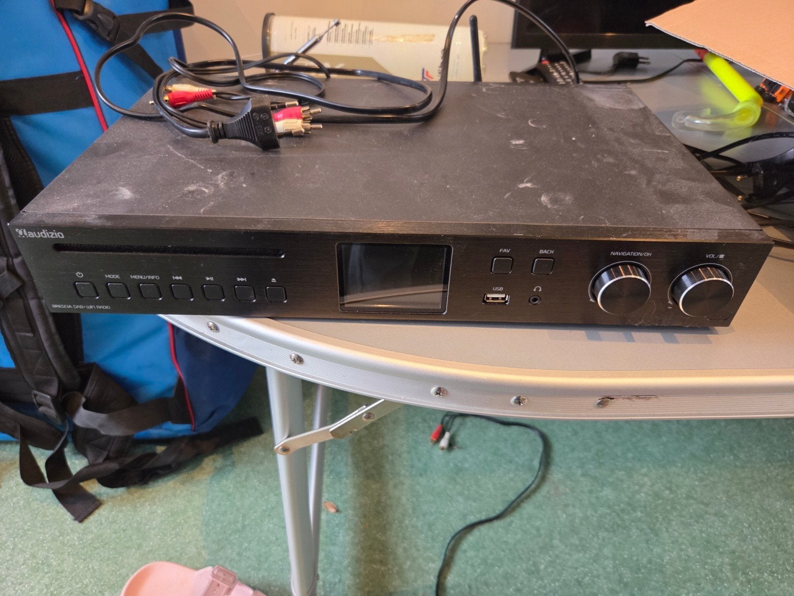 Audizio Hifi-ontvanger met CD/DVD-speler en WiFi, Ophalen, Dvd-speler, Overige merken