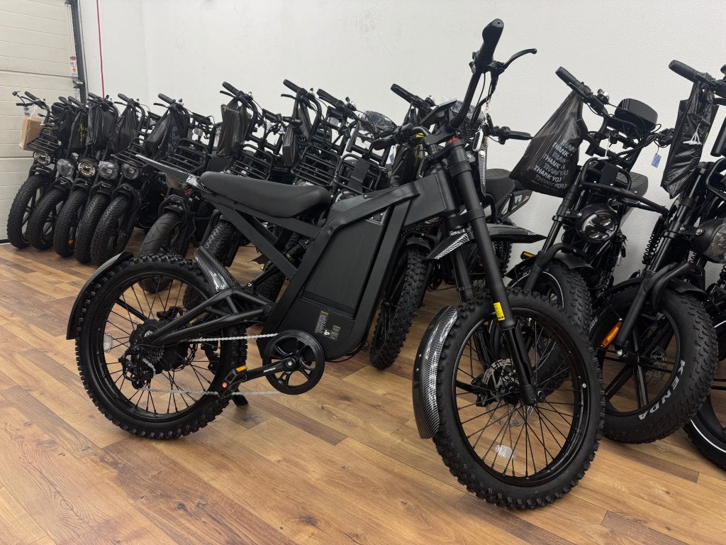 Fatbike Ouxi Gt2000 | BLACK ON BLACK | VOORRAAD 6 KM GASHEND, Overige merken, Popovstraat 32, 8013RK Zwolle, Nieuw, Ophalen of Verzenden