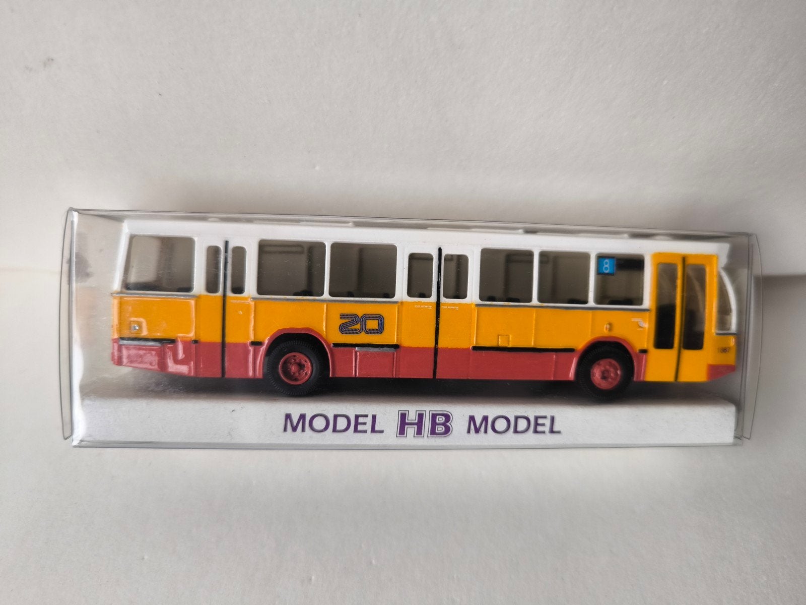HB Model Zuidoister stadsbus CSA2 Geel/Rood - Nieuw in Doos, Verzenden, Nieuw, Overige typen, Overige merken