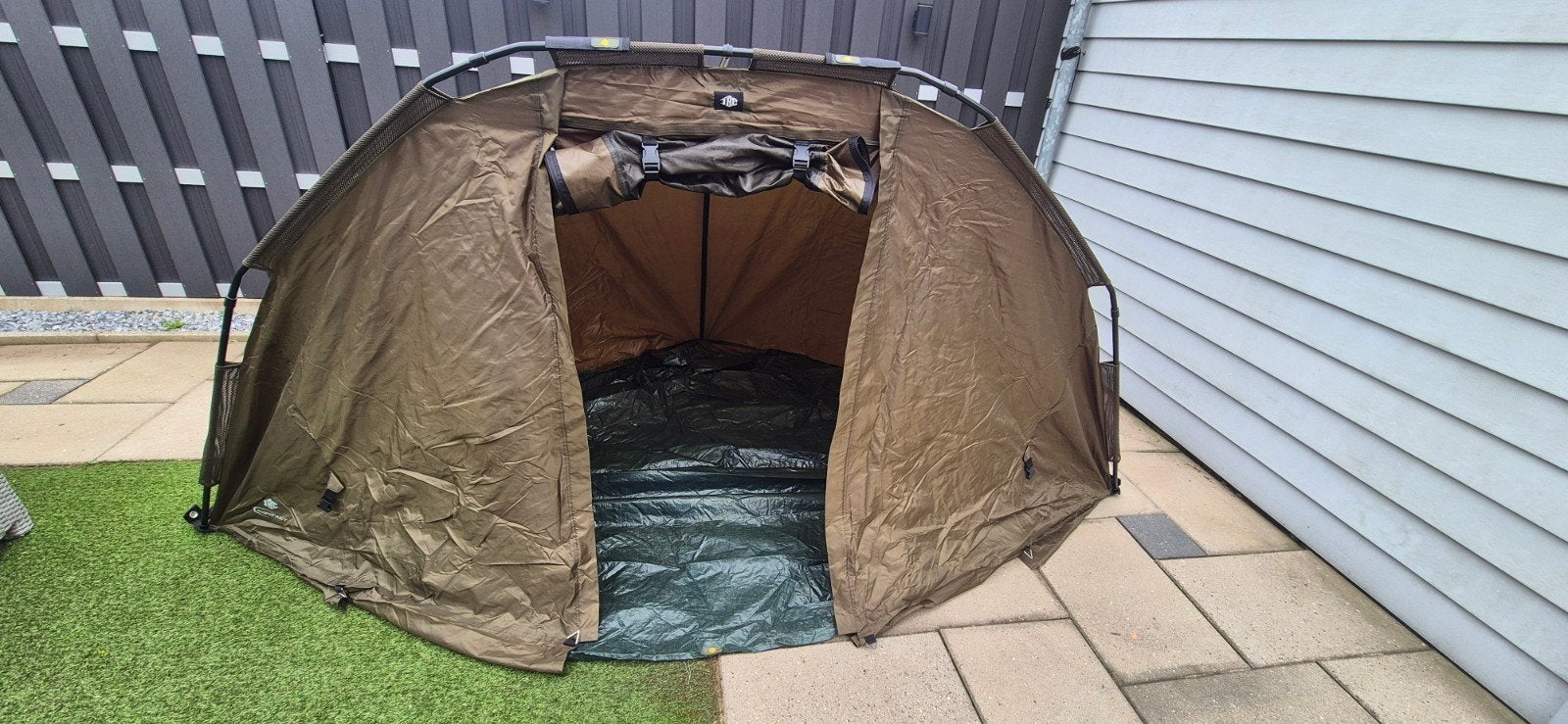 Complete Karpervisuitrusting: Tent, Hengels, Molens & Meer, Ophalen, Gebruikt