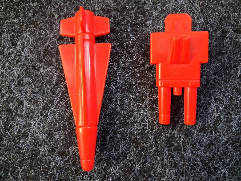 Lot Transformers G1 Stratotronic Jet with Gutcruncher, Verzamelen, Transformers, G1, Ophalen, Zo goed als nieuw, Decepticons