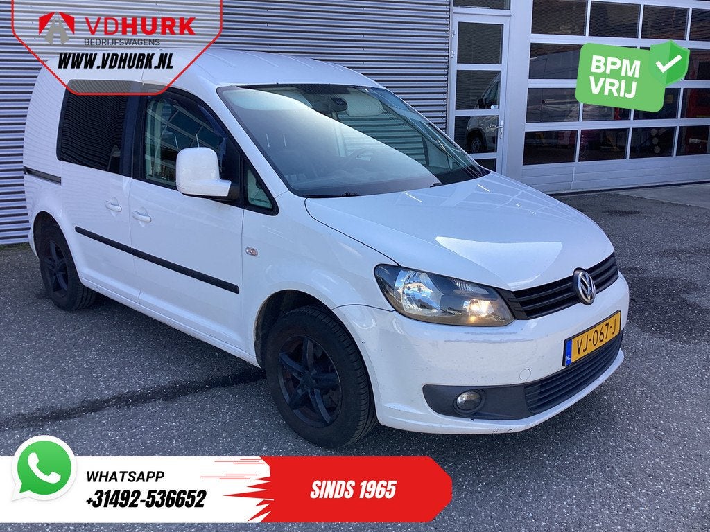 Volkswagen Caddy 1.6 TDI 102 pk Aut. Export DB-Riem V.V/ Nav, Auto's, Bestelauto's, Bedrijf, Te koop, ABS, Airbags, Airconditioning