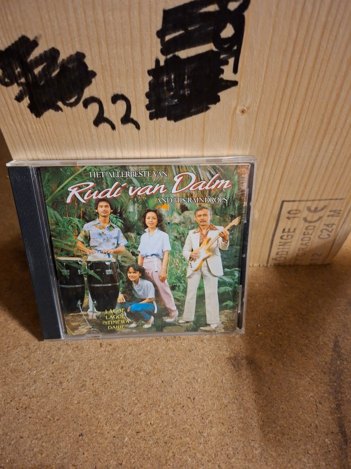 Het Allerbeste van Rudi van Dalm and His Raindrops CD, Ophalen of Verzenden, Gebruikt, Verzamelalbum