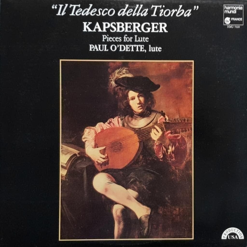 Kapsberger Paul O'Dette–Tedesco Della Tiorba-Pieces For Lute, Kamermuziek, Ophalen of Verzenden, Zo goed als nieuw, 12 inch