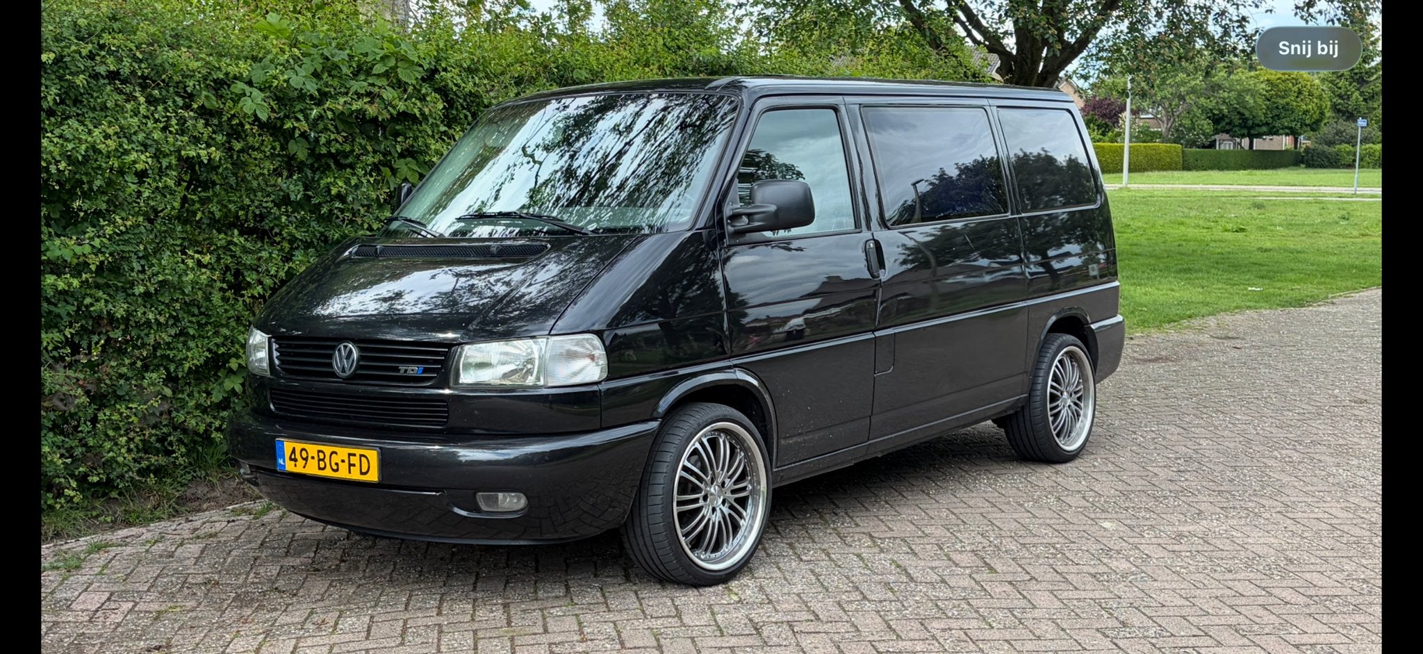 Volkswagen Transporter Bestel 2.5 TDI 0.8 65KW 2002, Voorwielaandrijving, 700 kg, Volkswagen, Zwart
