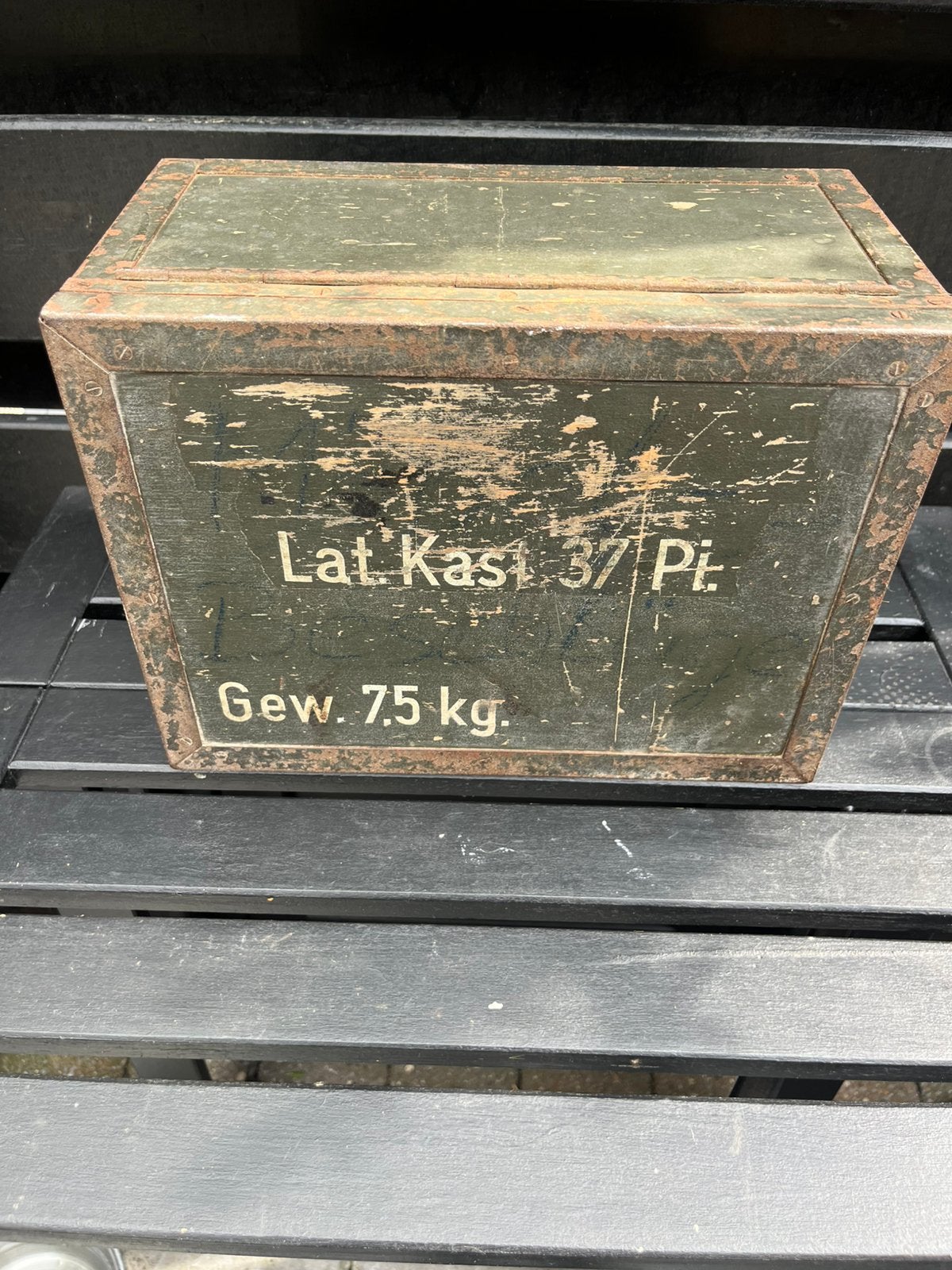Laternenkasten 37 Pi., Ophalen of Verzenden, Landmacht, Duitsland, Kist of Geocache