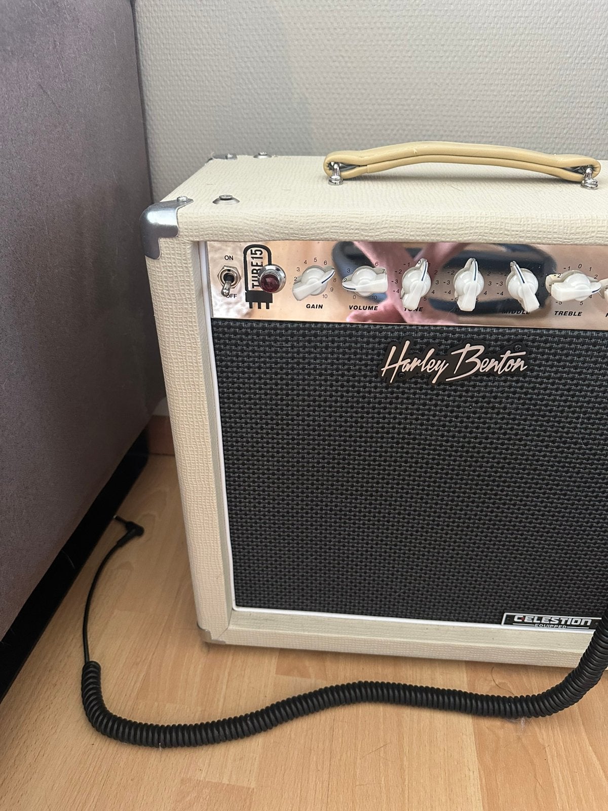 Harley benton versterker tube 15, Muziek en Instrumenten, Versterkers | Bas en Gitaar, Ophalen, Nieuw, Minder dan 50 watt