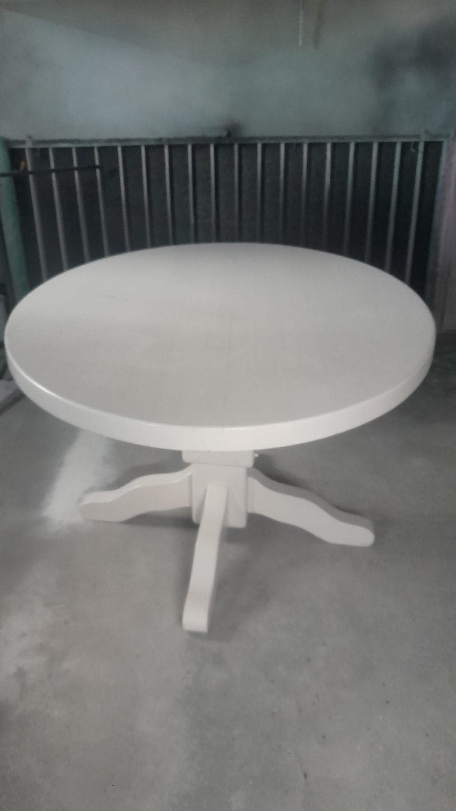 Ovale tafel 162x119 cm, blad 5.5 cm dik, Huis en Inrichting, Tafels | Eettafels, Ophalen