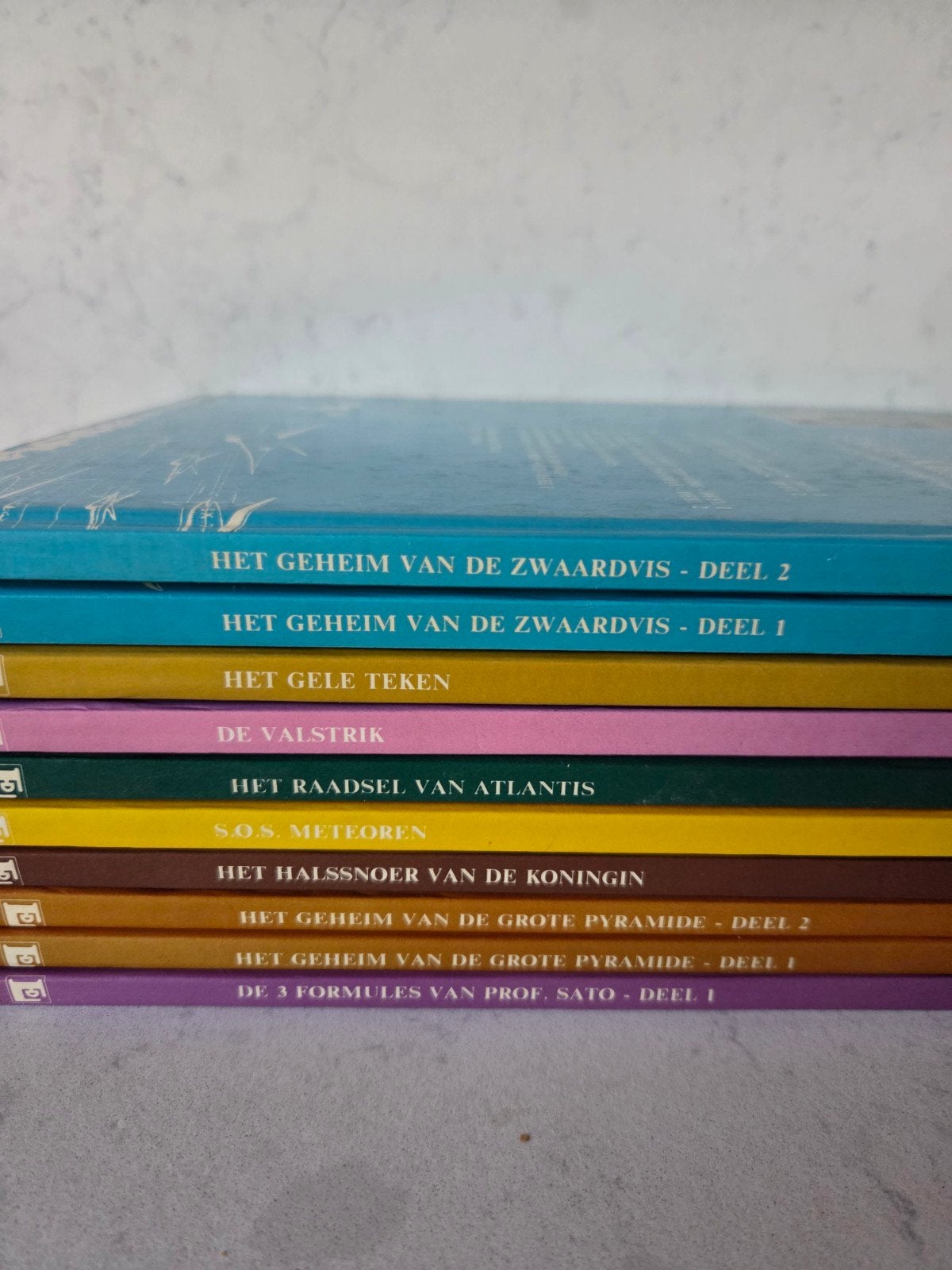 Blake en Mortimer - 10x hardcover - Gouden Klassiekers, Meerdere stripboeken, Ophalen of Verzenden, Gelezen