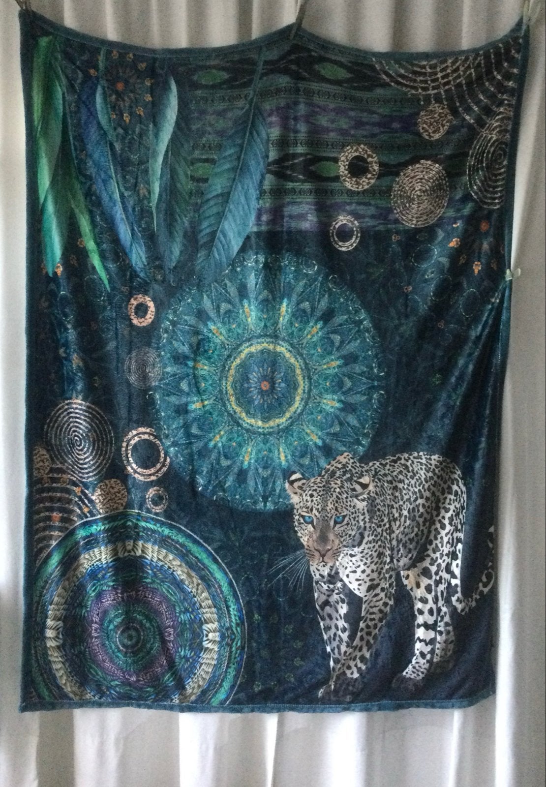 Nieuw Velours Woonplaid met Luipaardprint 180x120 cm, Woondeken, Nieuw, Ophalen of Verzenden, Fluweel