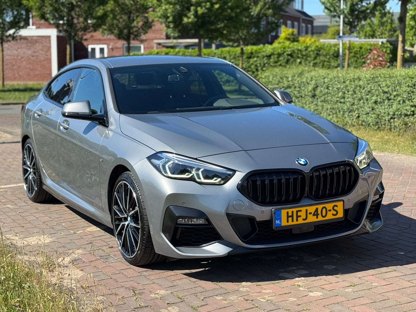 BMW 2-Serie Gran Coupé 218i Aut M sportpakket, 136 pk, Zwart, 1350 kg, Leder en Stof
