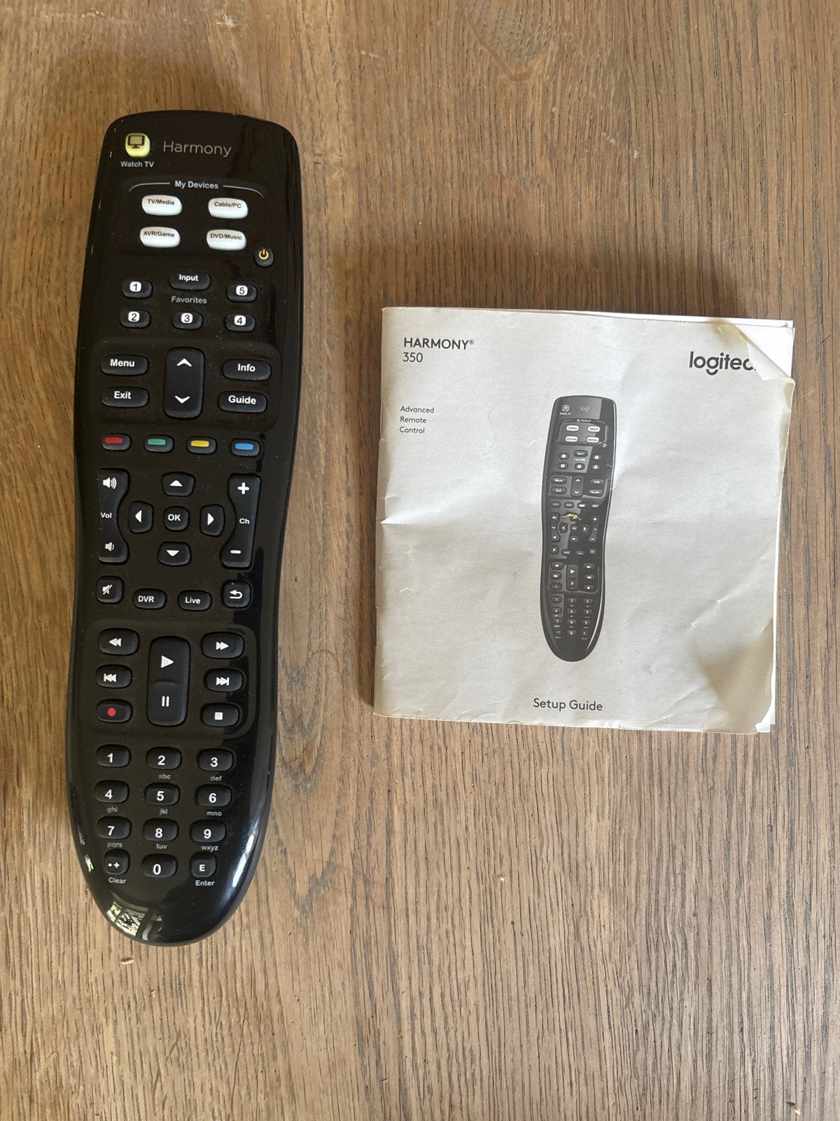 Logitech Harmony 350 Universele Afstandsbediening, Ophalen of Verzenden, Zo goed als nieuw, Universeel, Game console