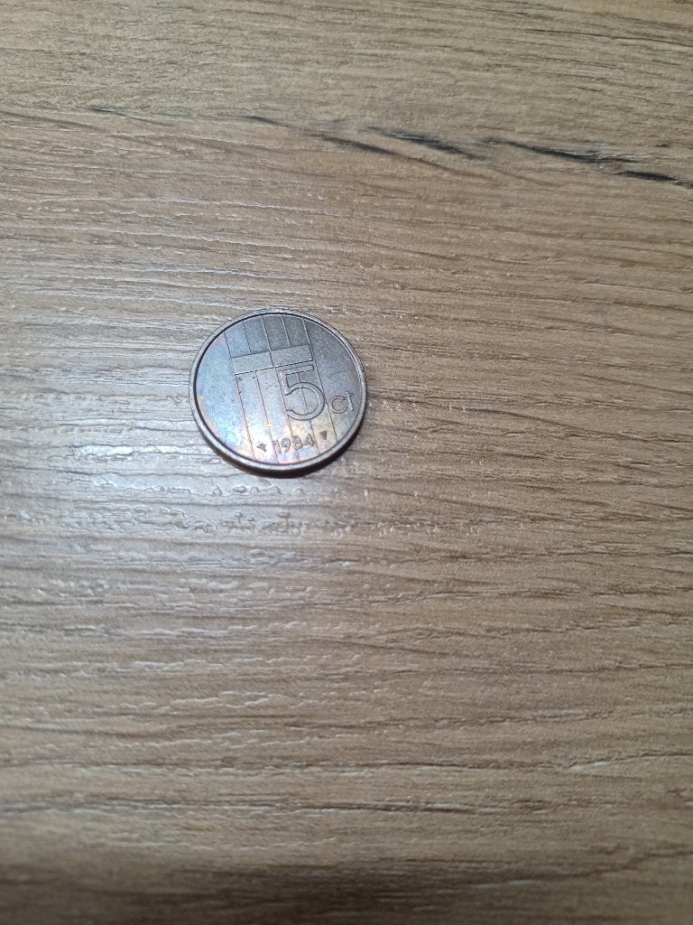 5 gulden cent (stuiver), Ophalen of Verzenden, Koningin Beatrix, 5 cent
