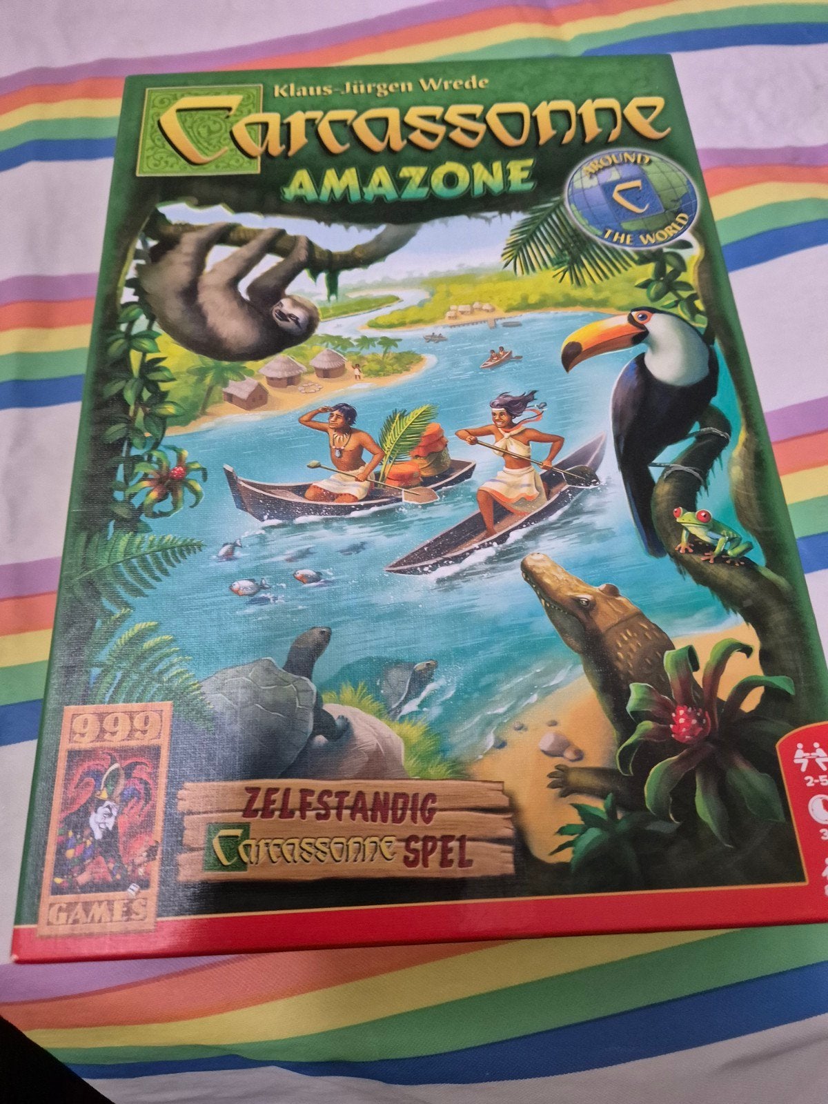Carcassonne Amazone Bordspel - Zo goed als nieuw, Vijf spelers of meer, Ophalen of Verzenden, Zo goed als nieuw, 999 Games