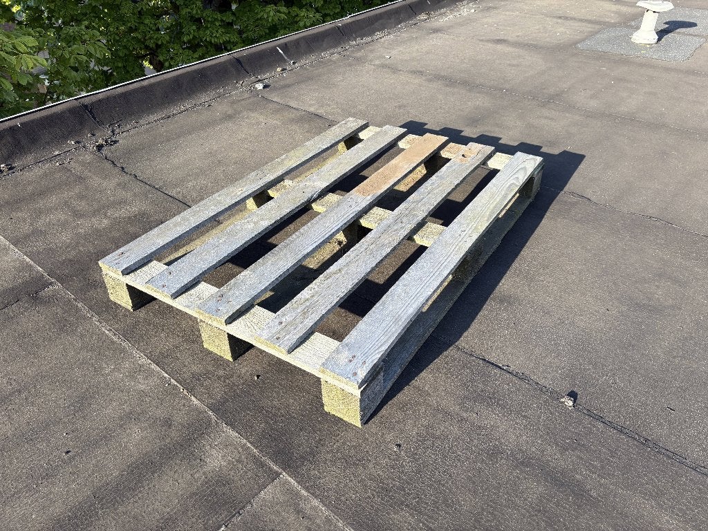 wooden pallet, Doe-het-zelf en Verbouw, Kratten en Dozen, Ophalen, Gebruikt, 100 cm of meer, 60 cm of meer