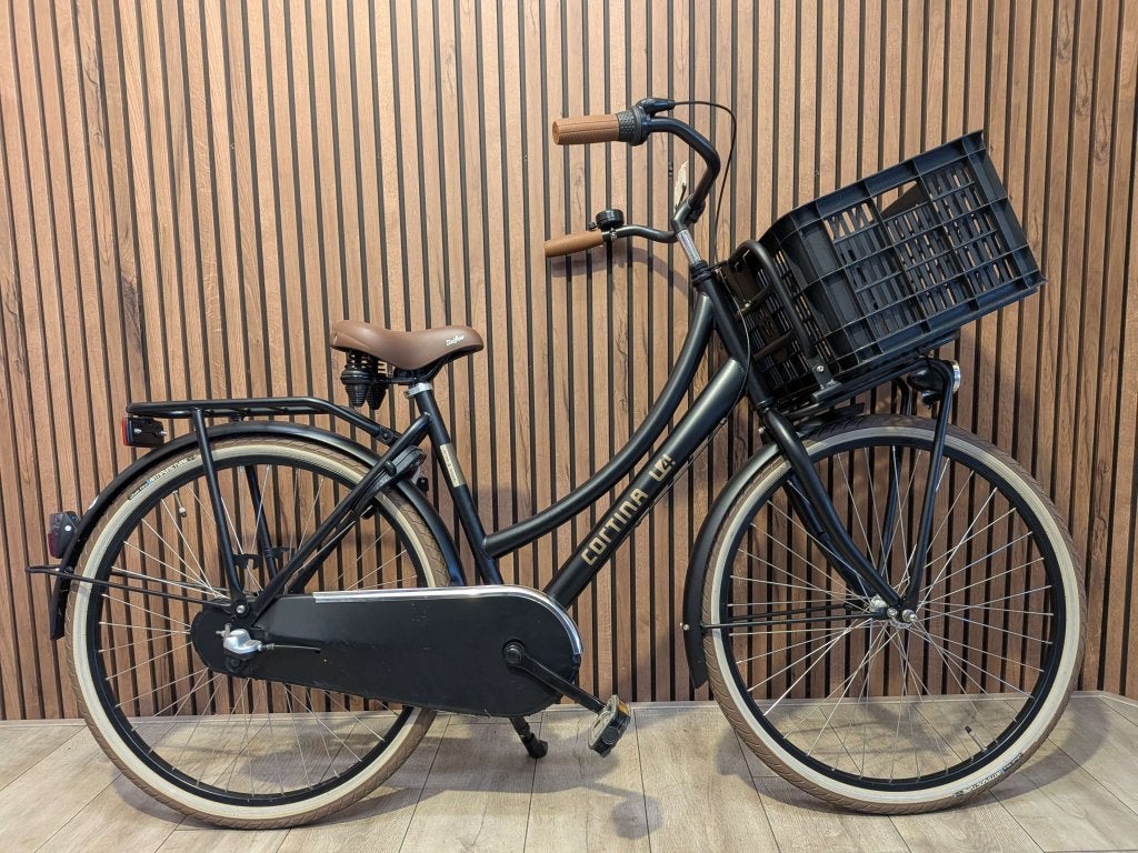 Cortina U4 26 inch meisjesfiets, Terugtraprem, Gebruikt, Versnellingen, Niet ingevuld