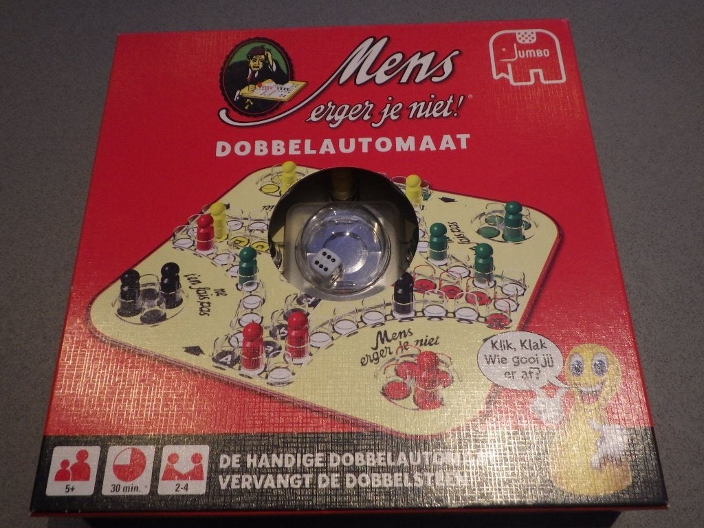Mens erger je niet met dobbelautomaart, Ophalen of Verzenden