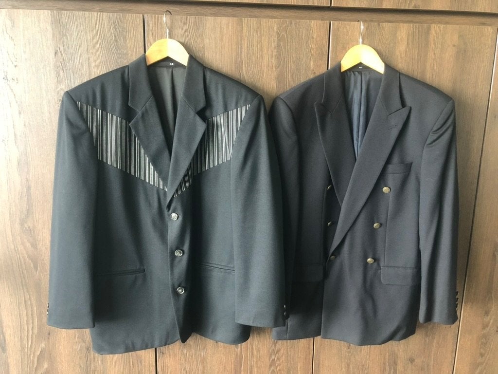 2 Colberts, maat 48, Ophalen of Verzenden, Gedragen, Maat 48/50 (M), Zwart