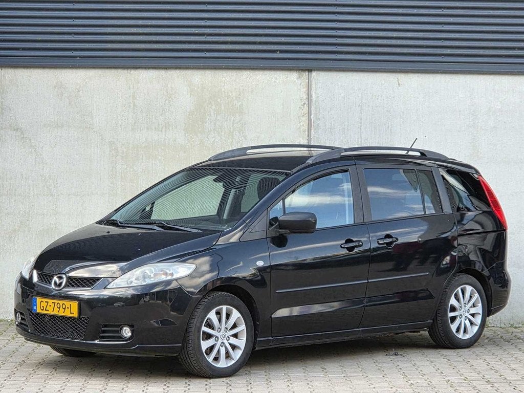 Mazda - 2006 - 5 - 1.8 Touring - GZ-799-L, Auto's, Gebruikt, 1370 kg, 4 cilinders, Zwart