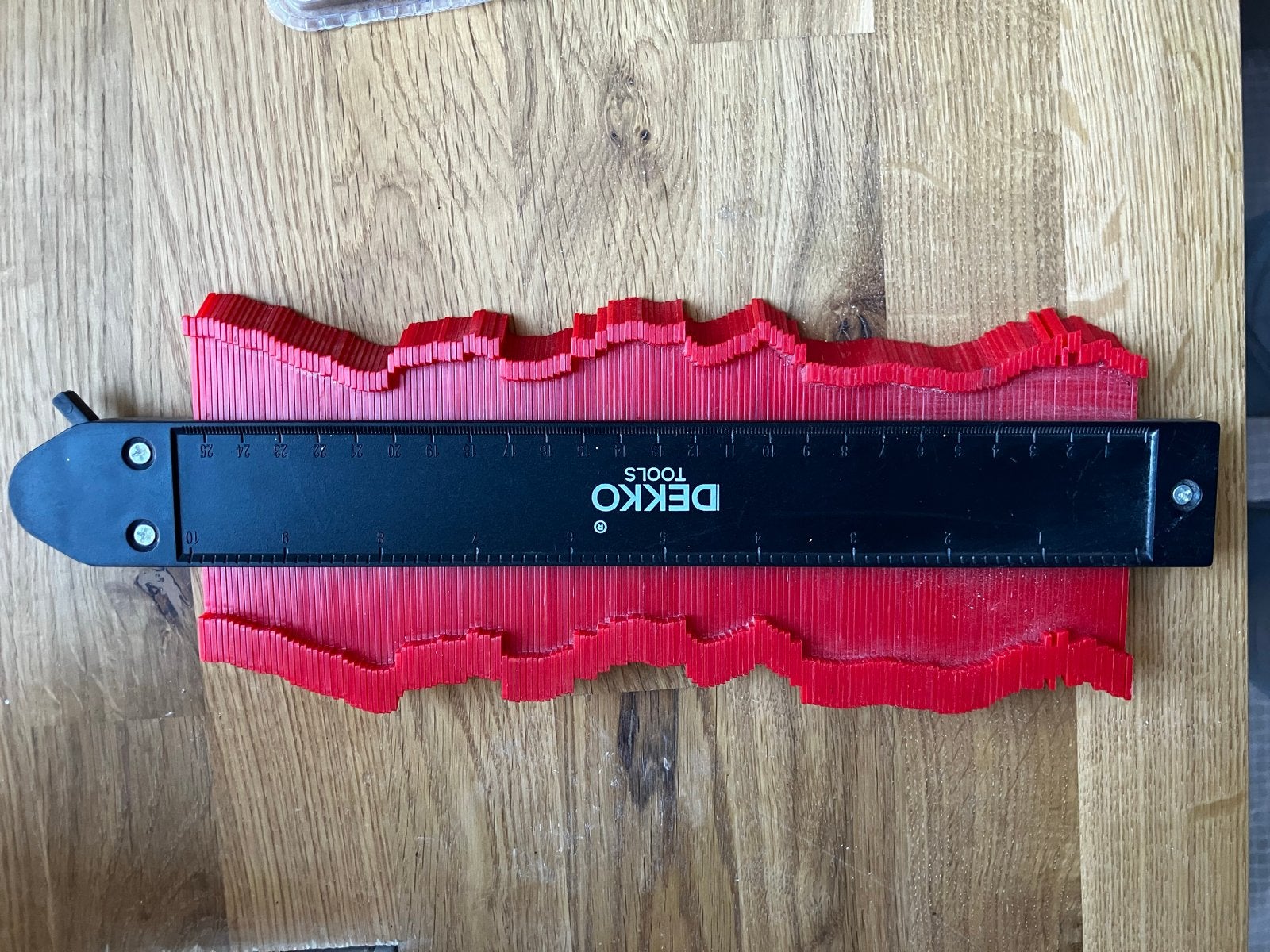 Dekko Tools Contourmeter - Profielmal voor nauwkeurig meten, Ophalen, Zo goed als nieuw, Overige typen, Overige merken