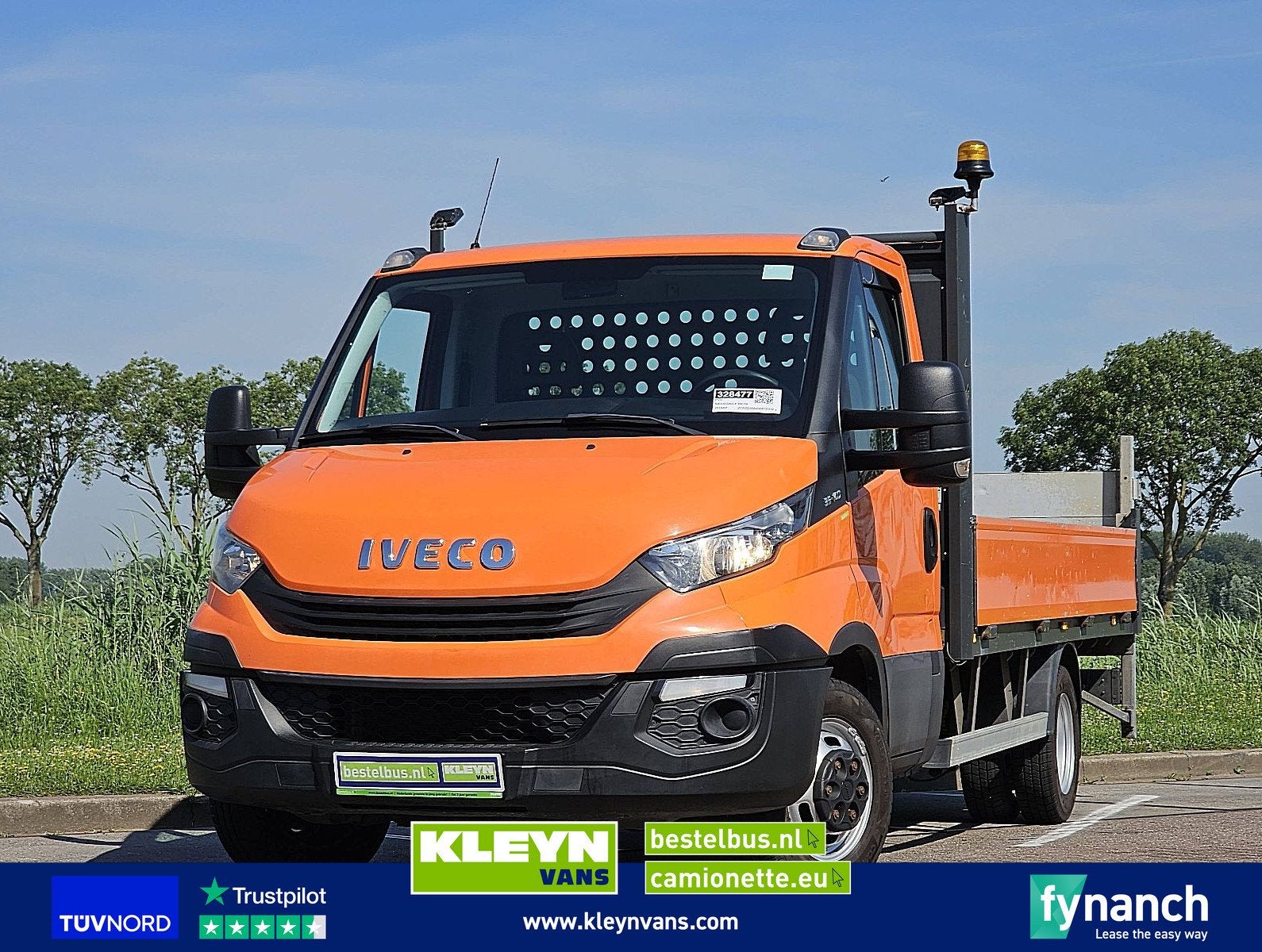 IVECO DAILY 35C14 ac laadklep euro6, 13 km/l, Gebruikt, Euro 6, Overige kleuren
