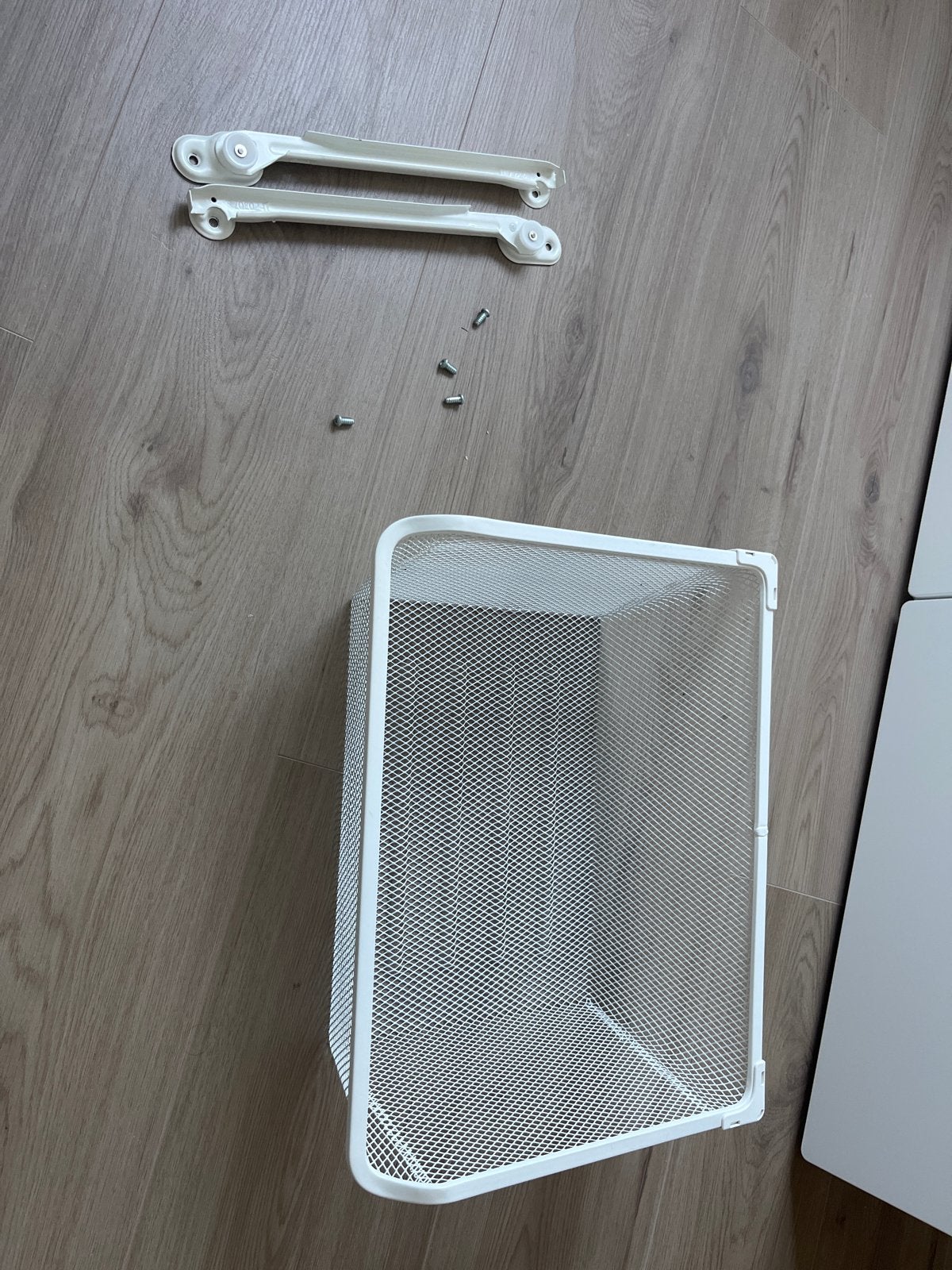 IKEA KOMPLEMENT Uittrekbare mand met beslag, Ophalen, Gebruikt
