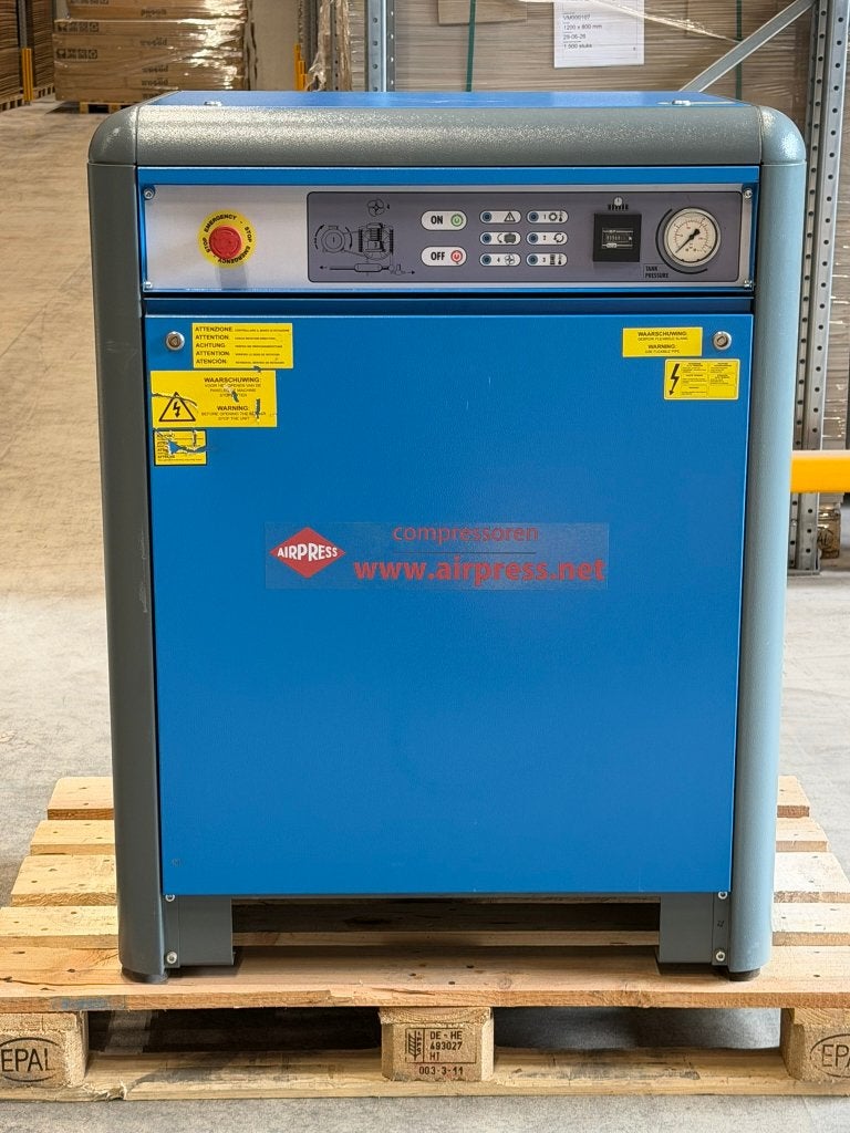 Airpress 5,5kW Compressor, Ophalen, 10 bar of meer, Geluidgedempt, Minder dan 25 liter