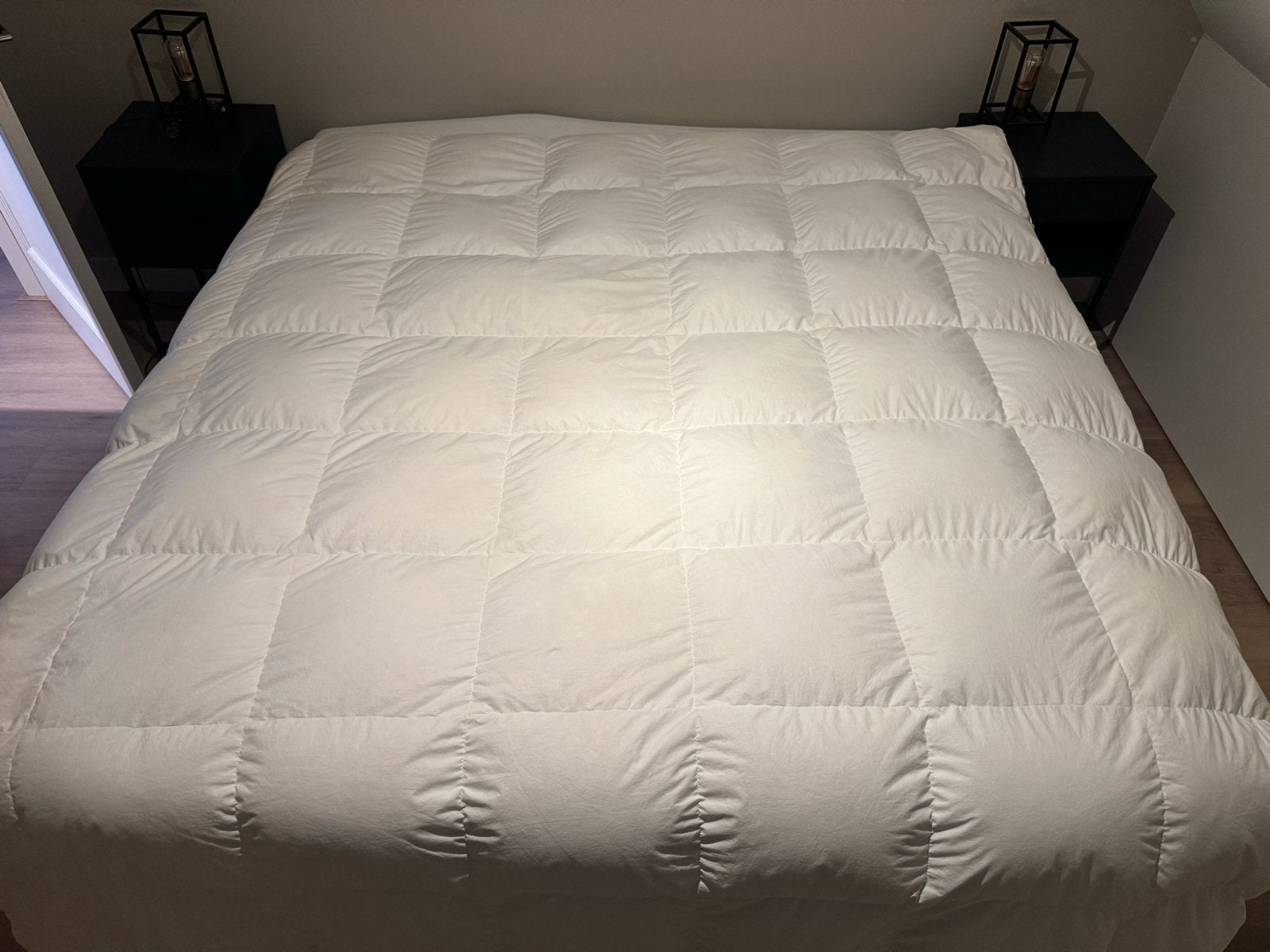 Dons dekbed Totaalbed 240x220 - Zo goed als nieuw, Huis en Inrichting, Wit, Dons en Veren, Ophalen of Verzenden, Overige merken
