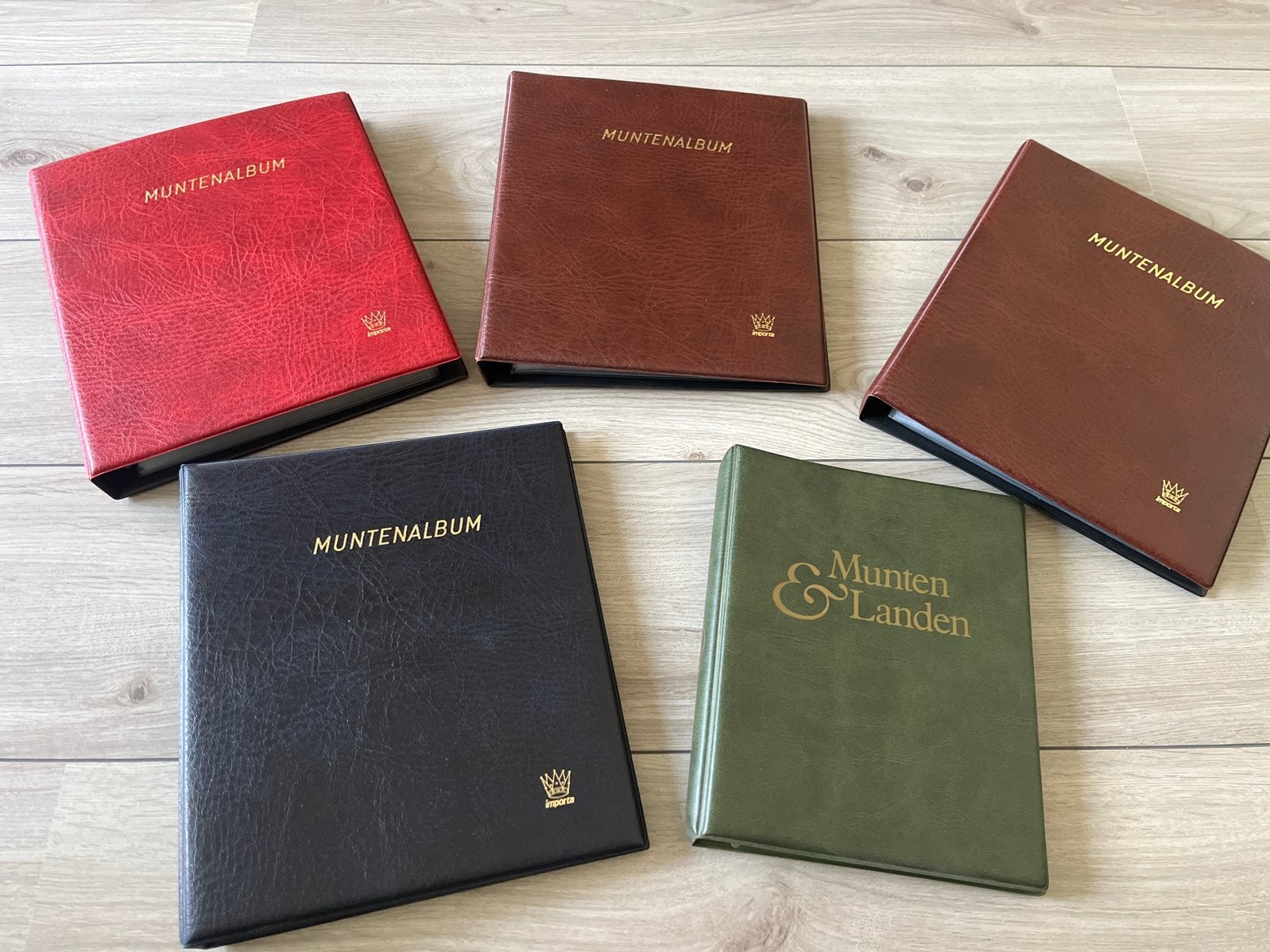 Muntalbums met insteekhoezen voor muntenverzameling, Ophalen of Verzenden, Verzamelmap