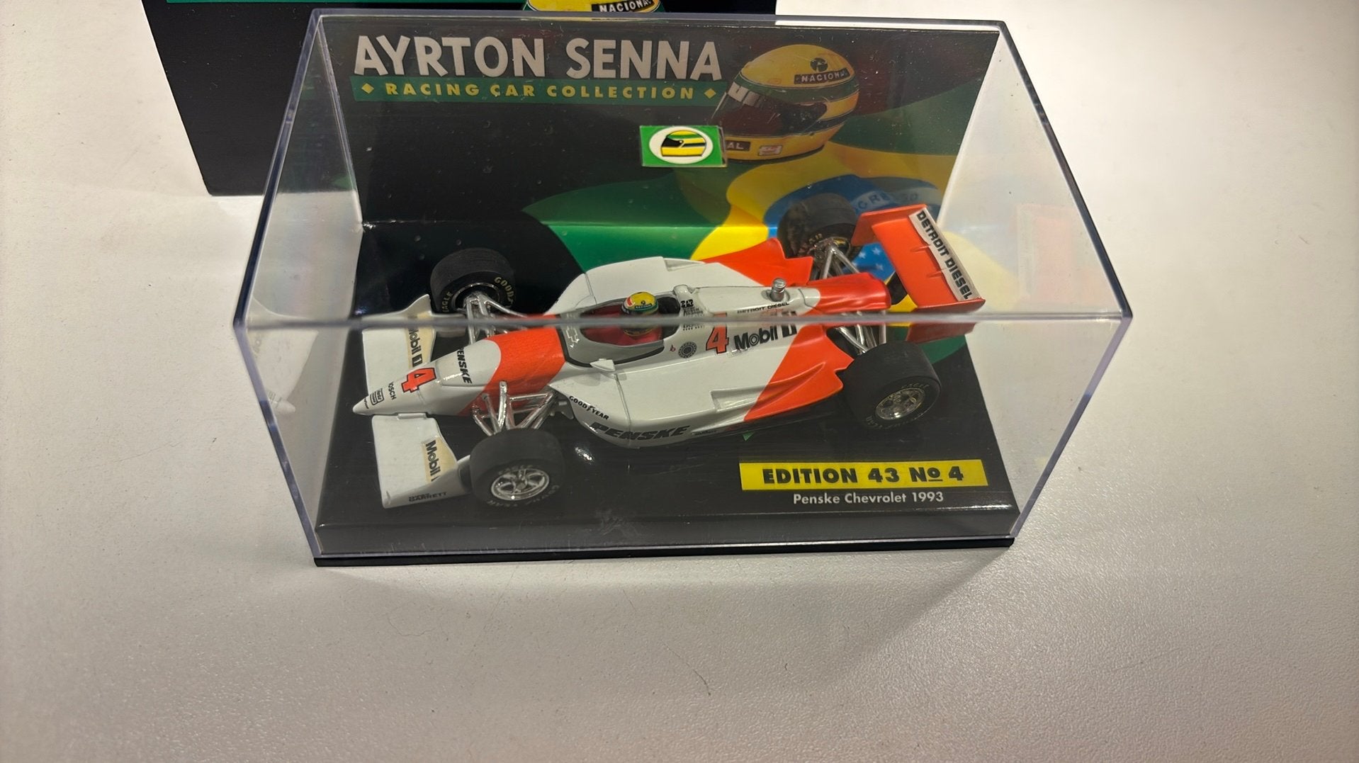 F1 penske Chevrolet ayrton senna 1993 minichamps 1.43, Auto, Ophalen of Verzenden, MiniChamps, A