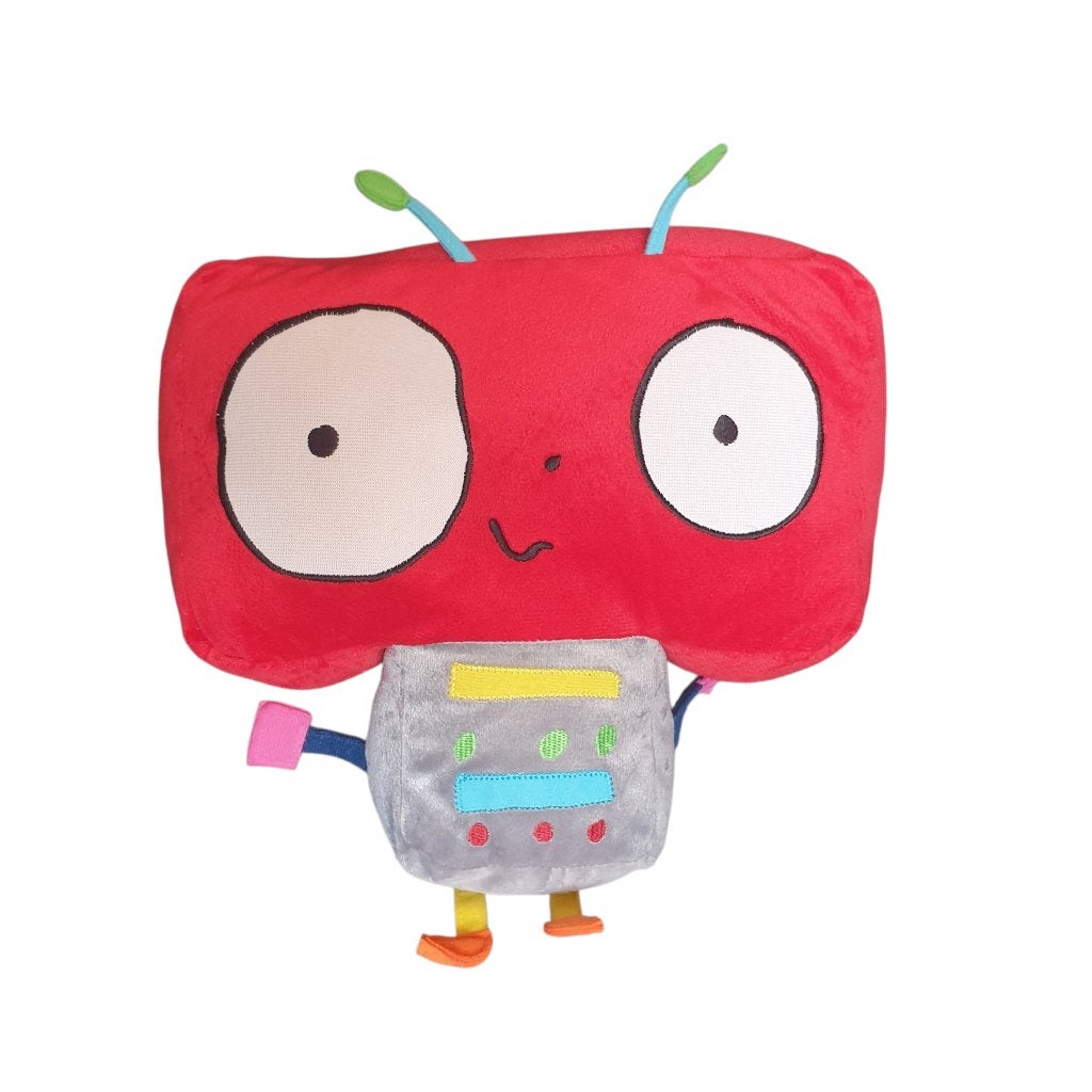 Vintage Ikea Sagoskatt knuffel robot Rully 0106, -, Ikea, Overige typen, Zweden