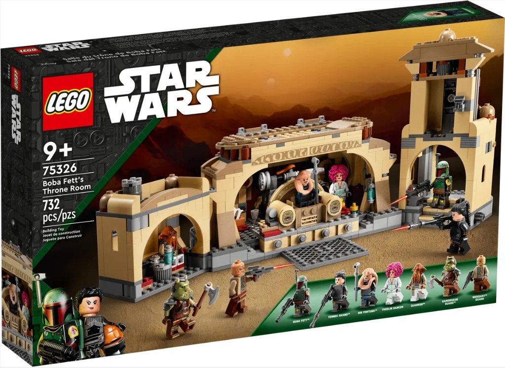 Lego Star Wars Boba Fetts troonzaal (75326) NIEUW, Star Wars, Nieuw, Ophalen of Verzenden, Complete set