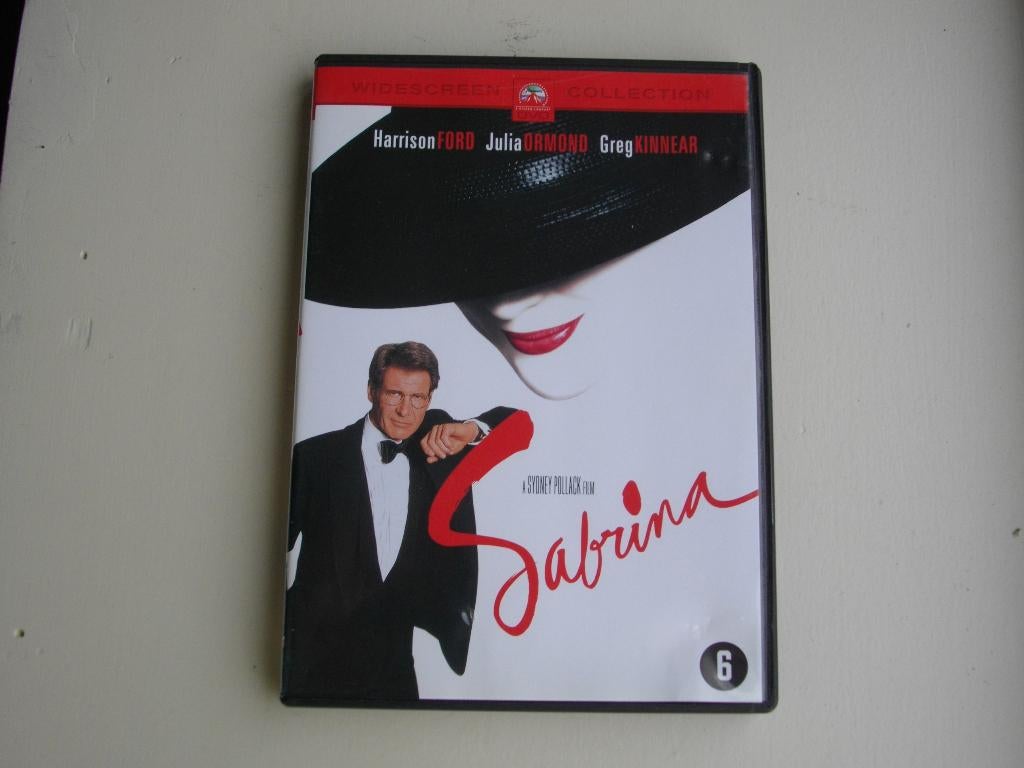 Sabrina (1995, Harrison Ford, Julia Ormond) DVD, Vanaf 6 jaar, Ophalen of Verzenden, Gebruikt, Romantische komedie