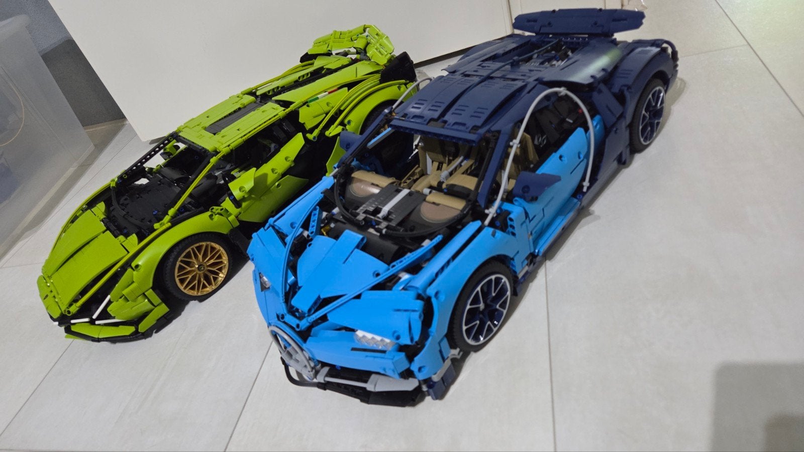 Temu Technic Supercars: Bugatti Chiron & Lamborghini Sián, Ophalen of Verzenden