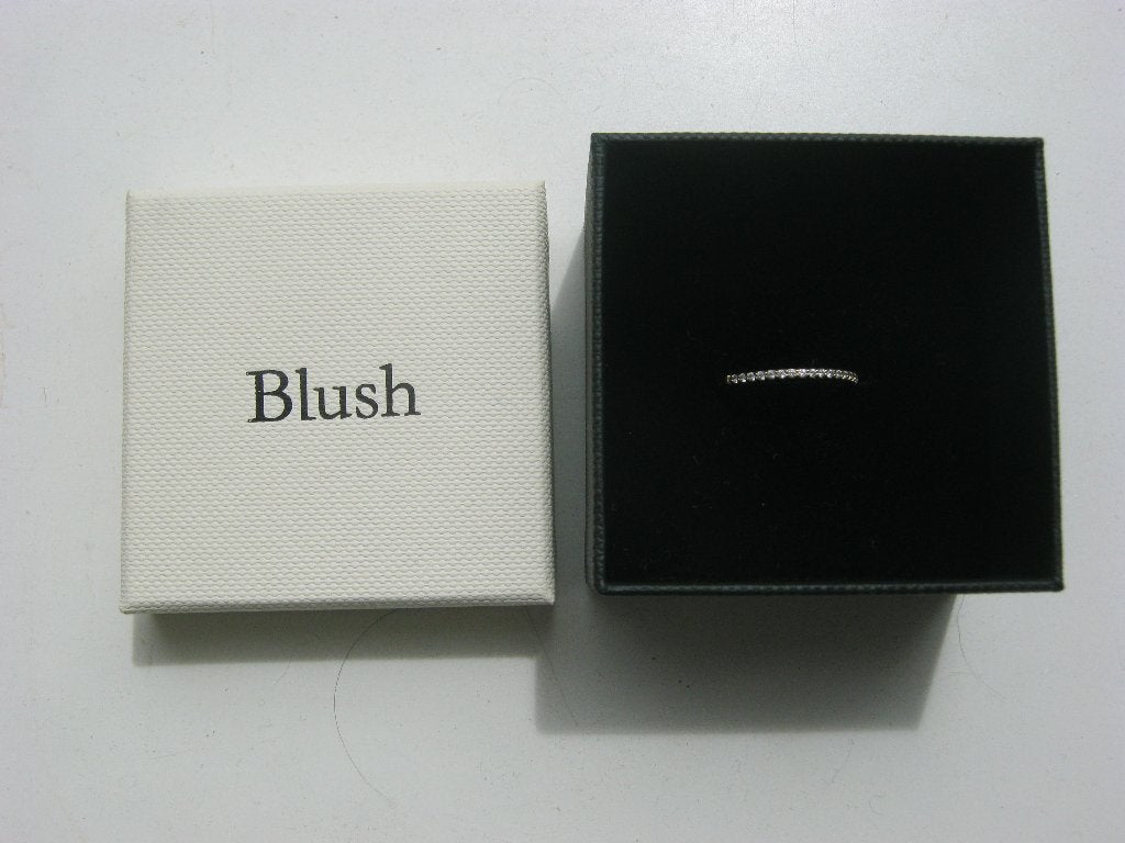 14 karaat gouden ring van Blush met Zirkonia., Ophalen, Zo goed als nieuw, 17 tot 18, Met edelsteen