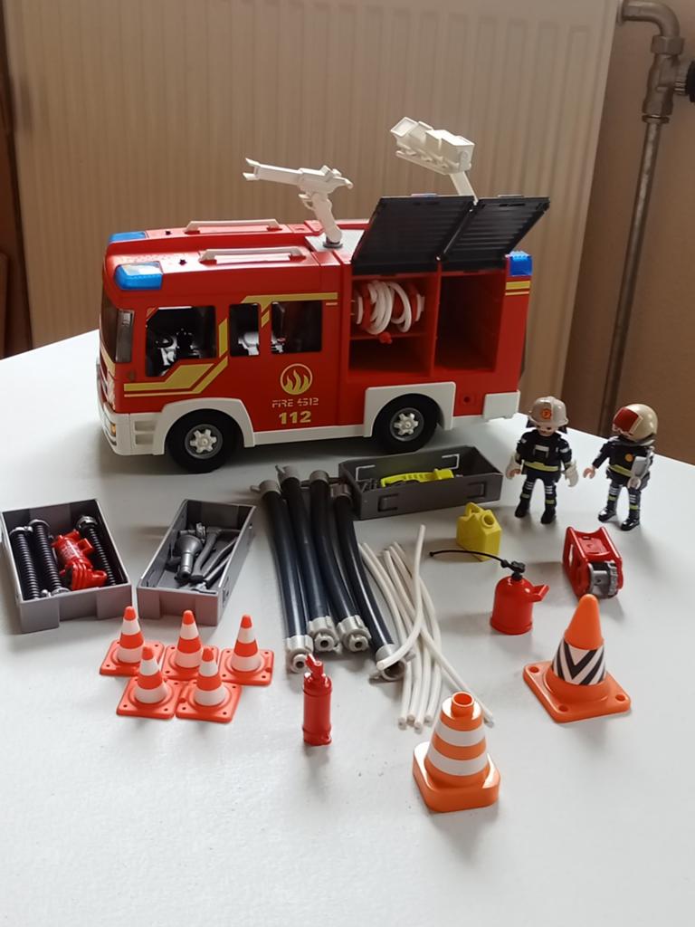 Playmobil Brandweer auto, Ophalen of Verzenden, Zo goed als nieuw