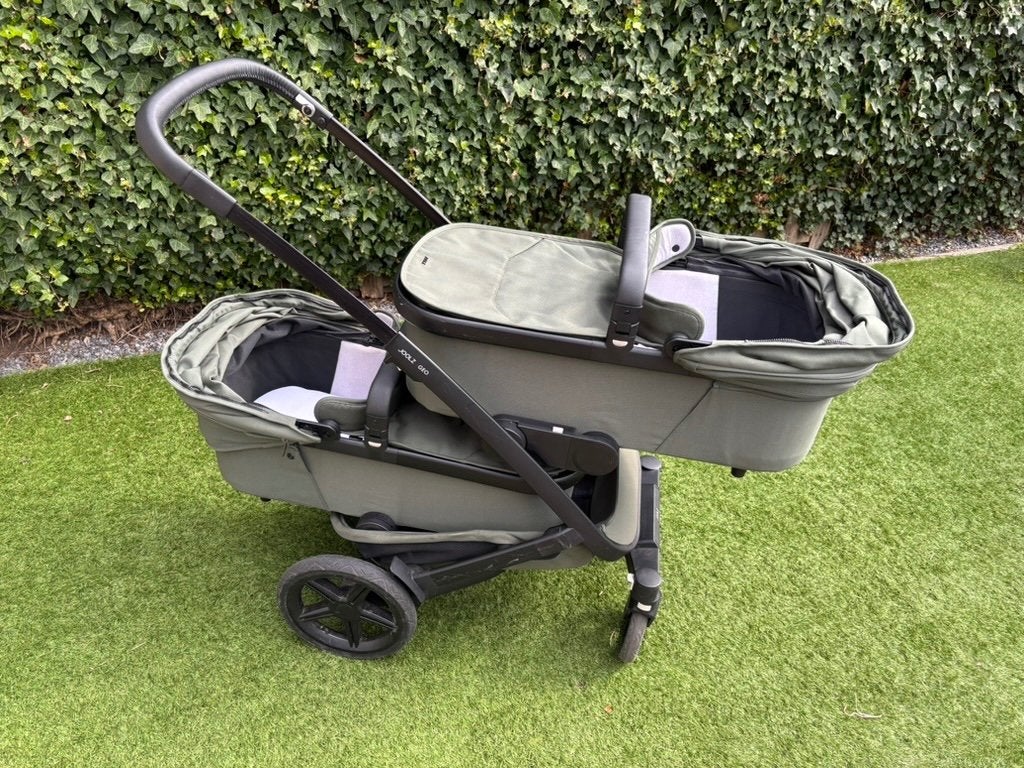 Prachtige Joolz Geo 3 Twin (Tweeling)  + Extra's, Ophalen, Zo goed als nieuw, Kinderwagen of Buggy