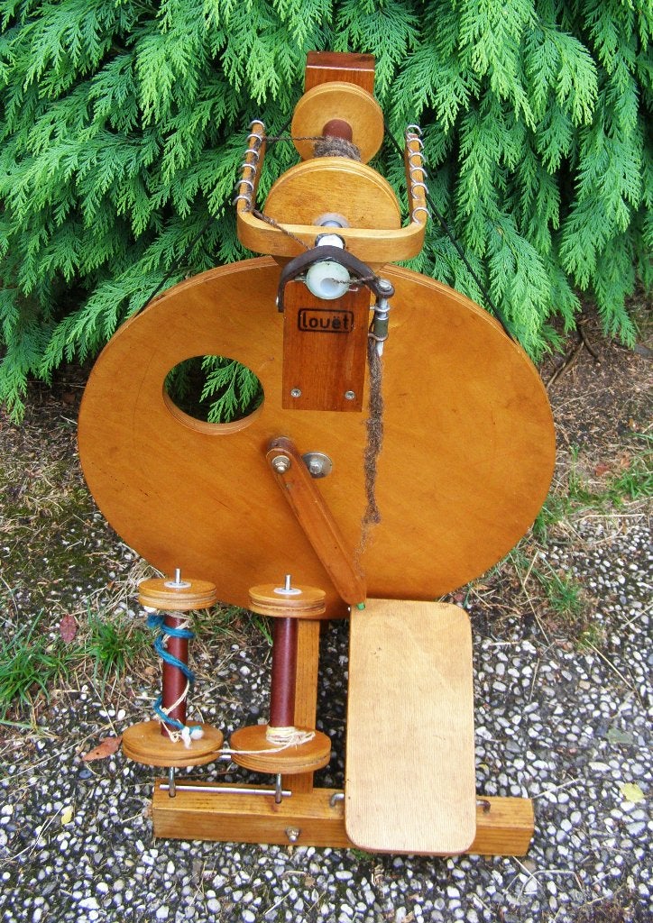 Louet S 10 spinnewiel spinnen spinnenwiel schapenwol, Ophalen, Gebruikt, Spinnewiel