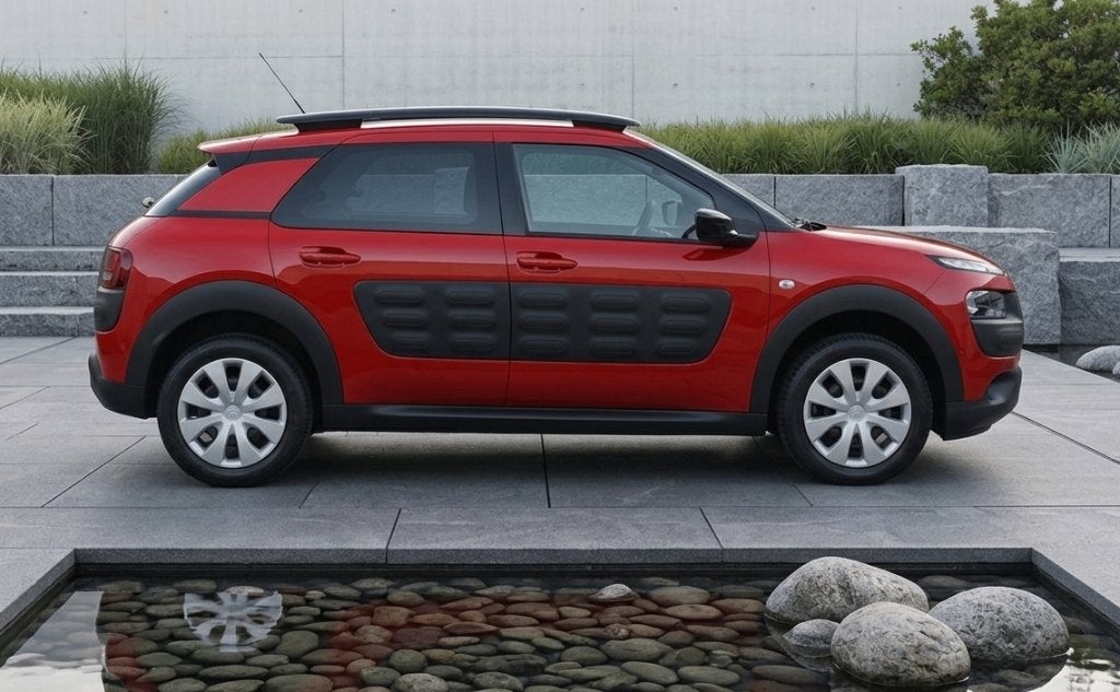 Citroën C4 Cactus | 2015 | Rood | TOPSTAAT | DEALER OND., Auto's, Voorwielaandrijving, Stof, 1199 cc, Electronic Stability Program (ESP)