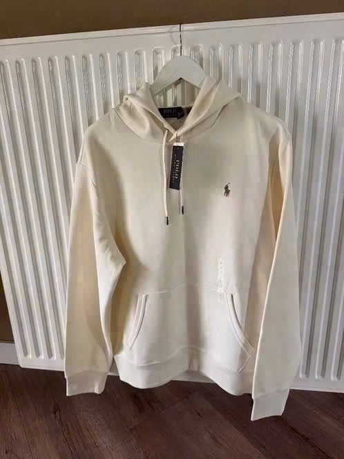 Ralph Lauren hoodie maat M / L trui capuchon Ralph Lauren, Maat 48/50 (M), Beige, Ralph Lauren, Nieuw