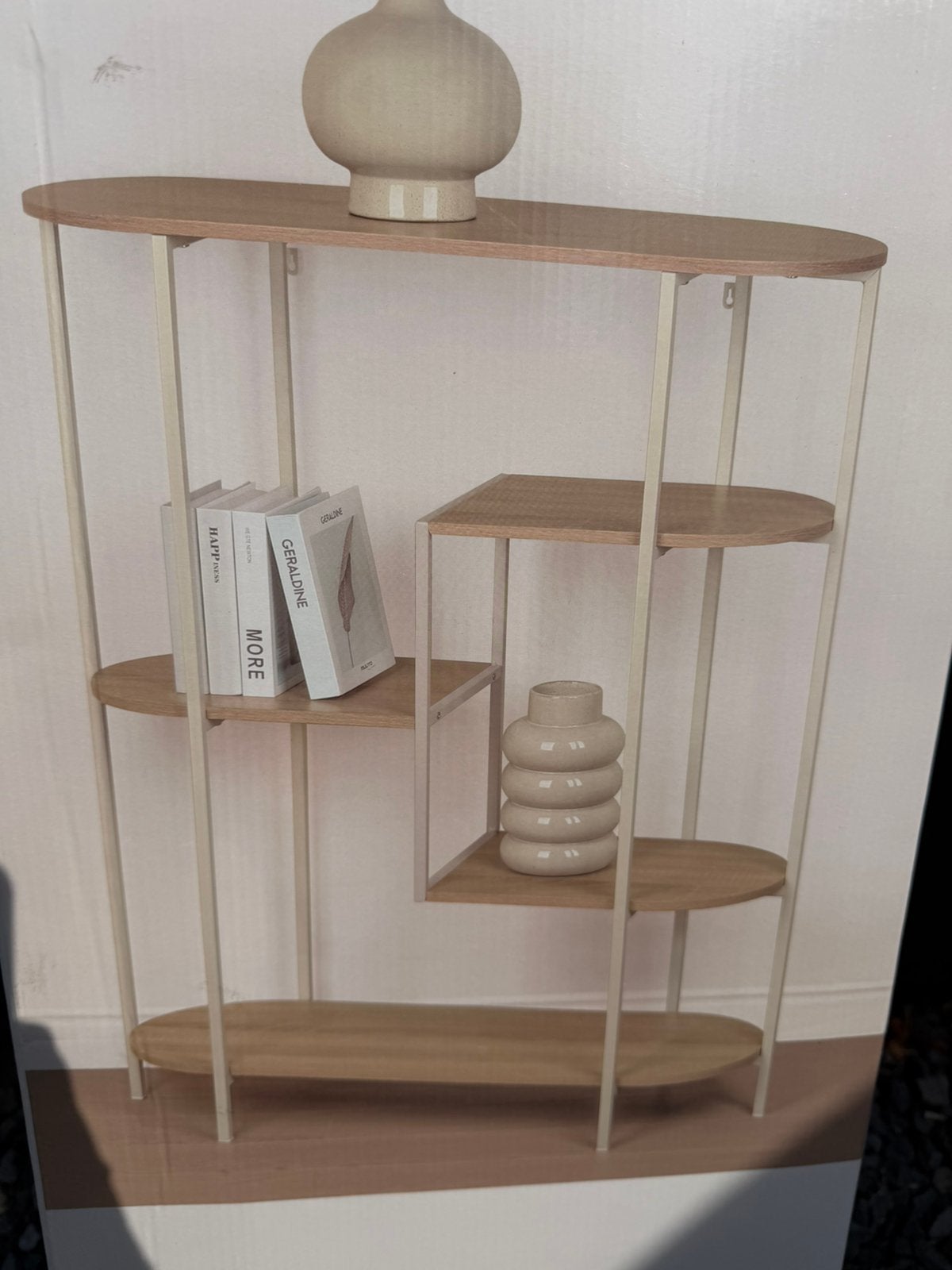 Side tabel en wandrek nieuw, Ophalen, Nieuw, Minder dan 150 cm, Minder dan 100 cm