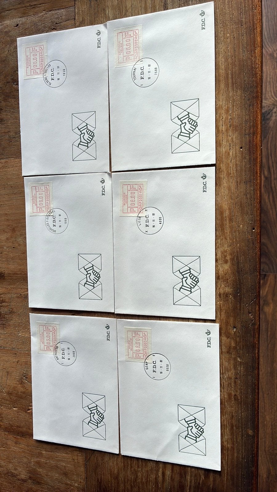 First Day Covers Belgie, Postzegels en Munten, Ophalen of Verzenden, Onbeschreven, Europa